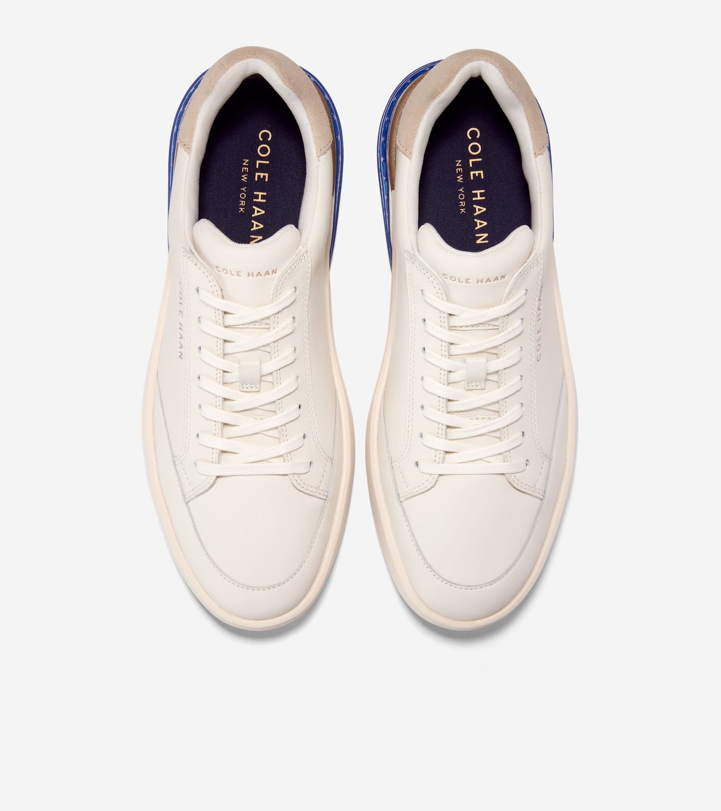 C43417:IVORY / TRUE BLUE / IVORY