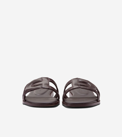 W36688:DK BROWN RAFFIA / CH DK CHOCOLATE LTHR