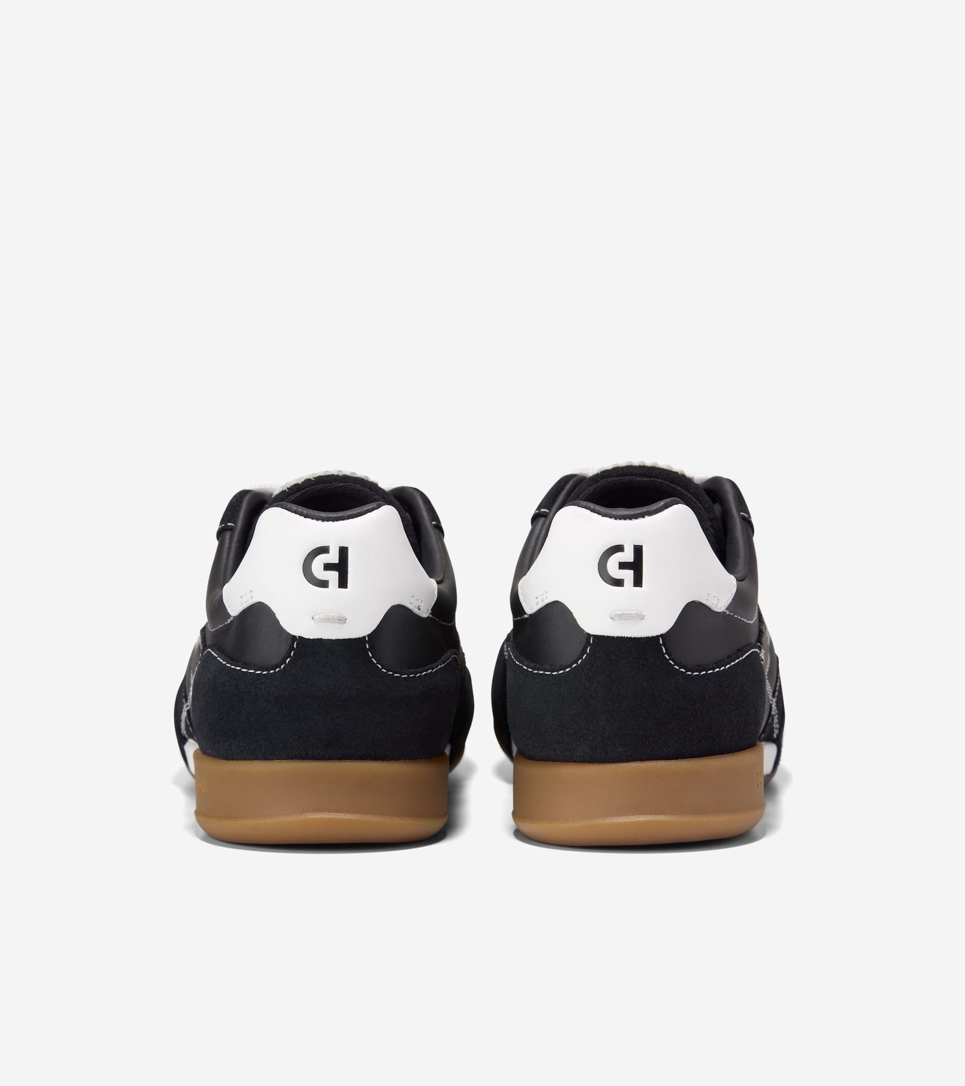 W36554:BLACK SDE/LTHR / WHITE LTHR