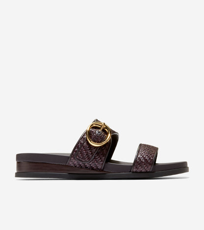 W36911:DK BROWN RAFFIA