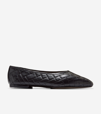 W36637:BLACK QUILTED LEATHER