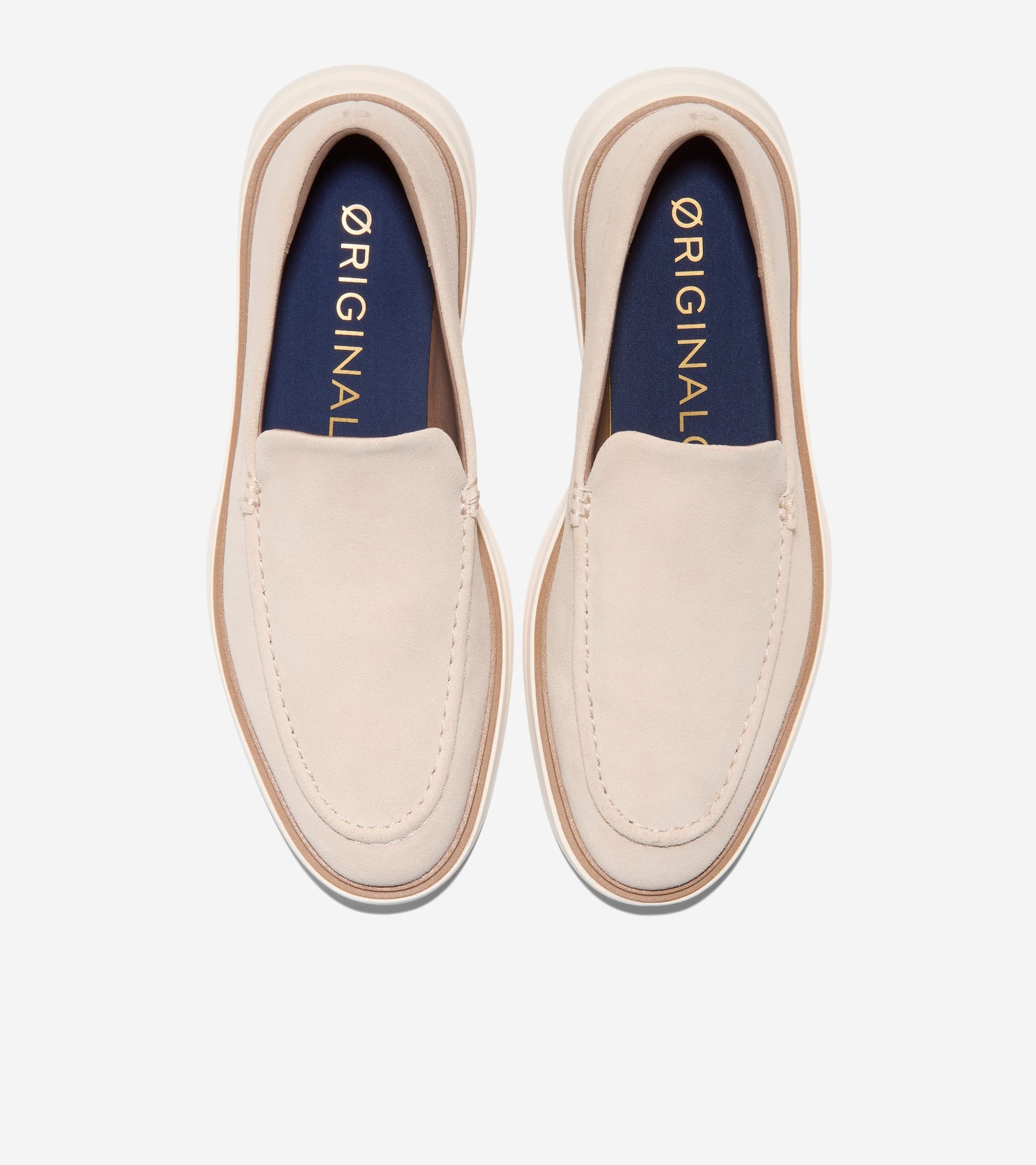 C43244:OXFORD TAN SUEDE / NATURAL / IVORY