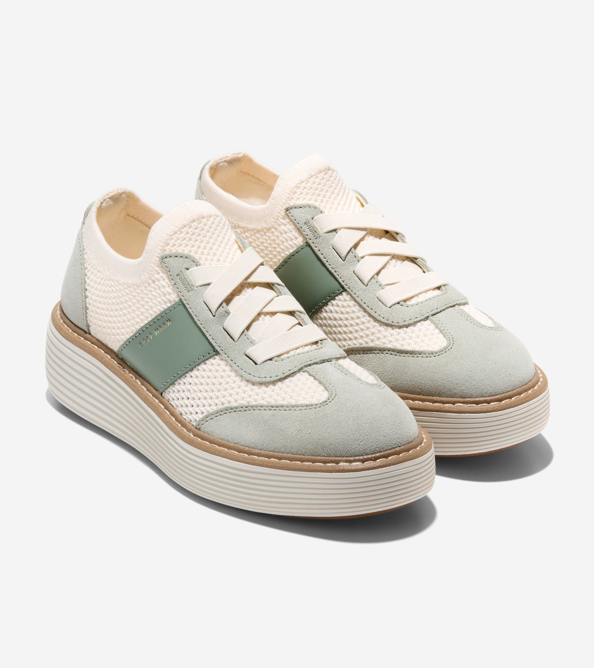 W35605:DESERT SAGE SDE/LILY PAD LTHR