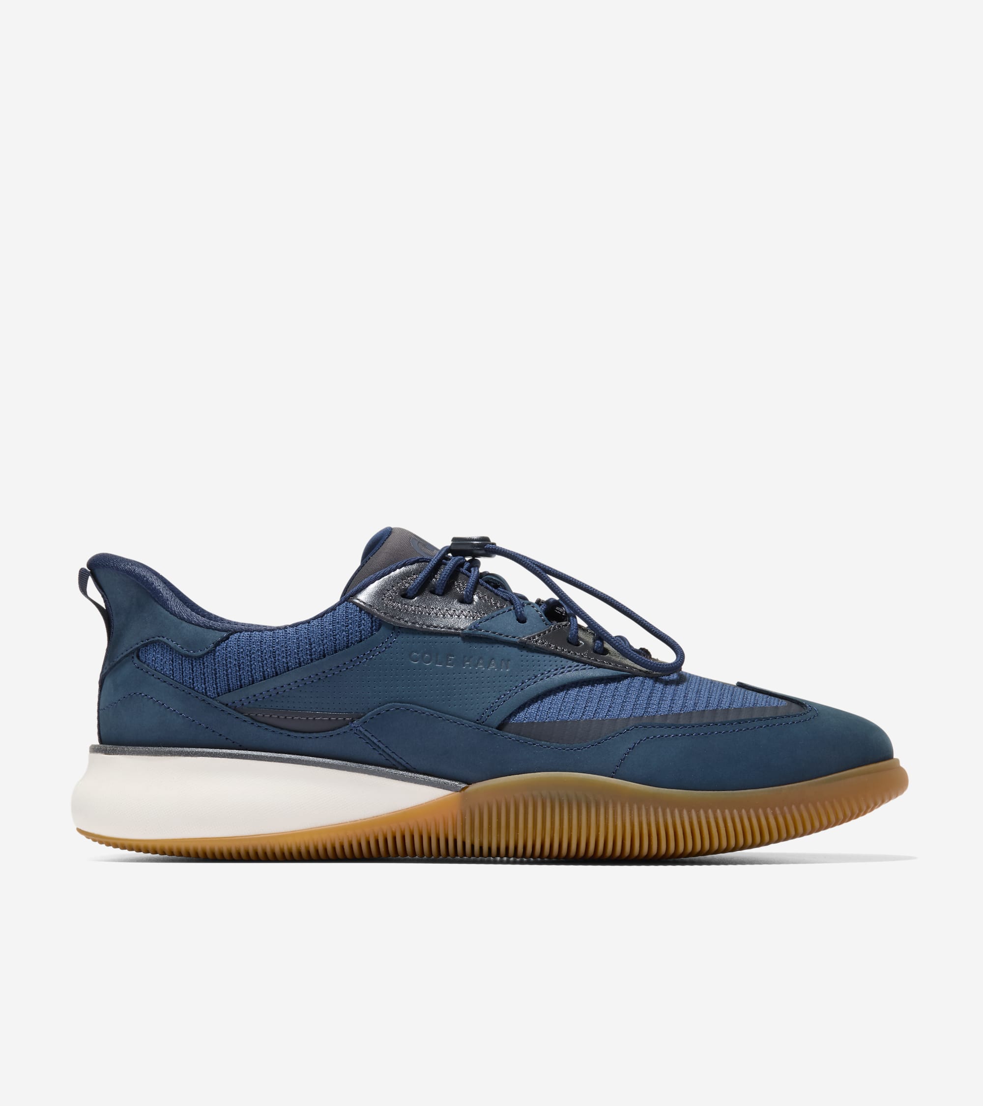 C43978:NAVY BLAZER NUBUCK / RAVEN / IVORY