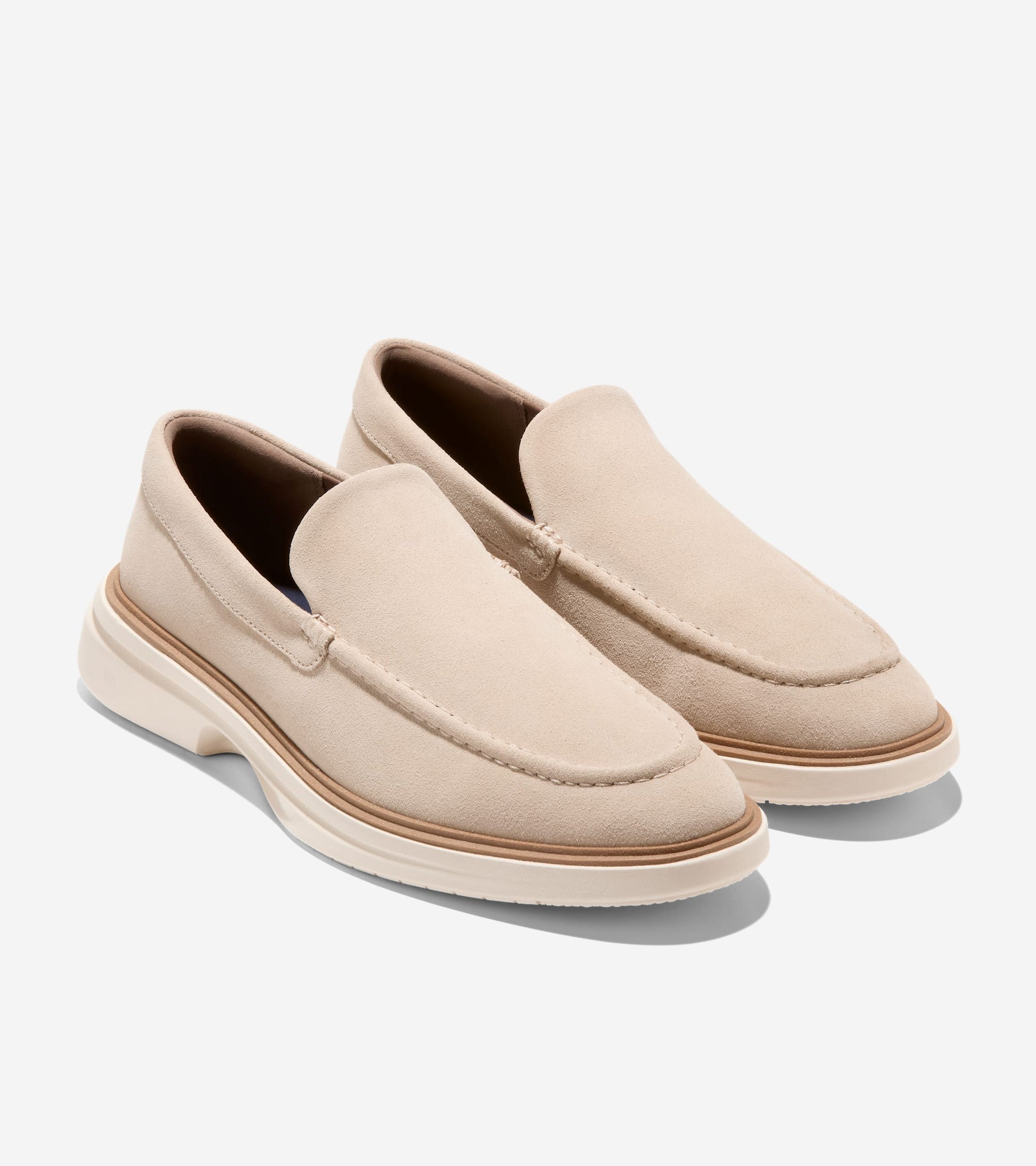 C43244:OXFORD TAN SUEDE / NATURAL / IVORY