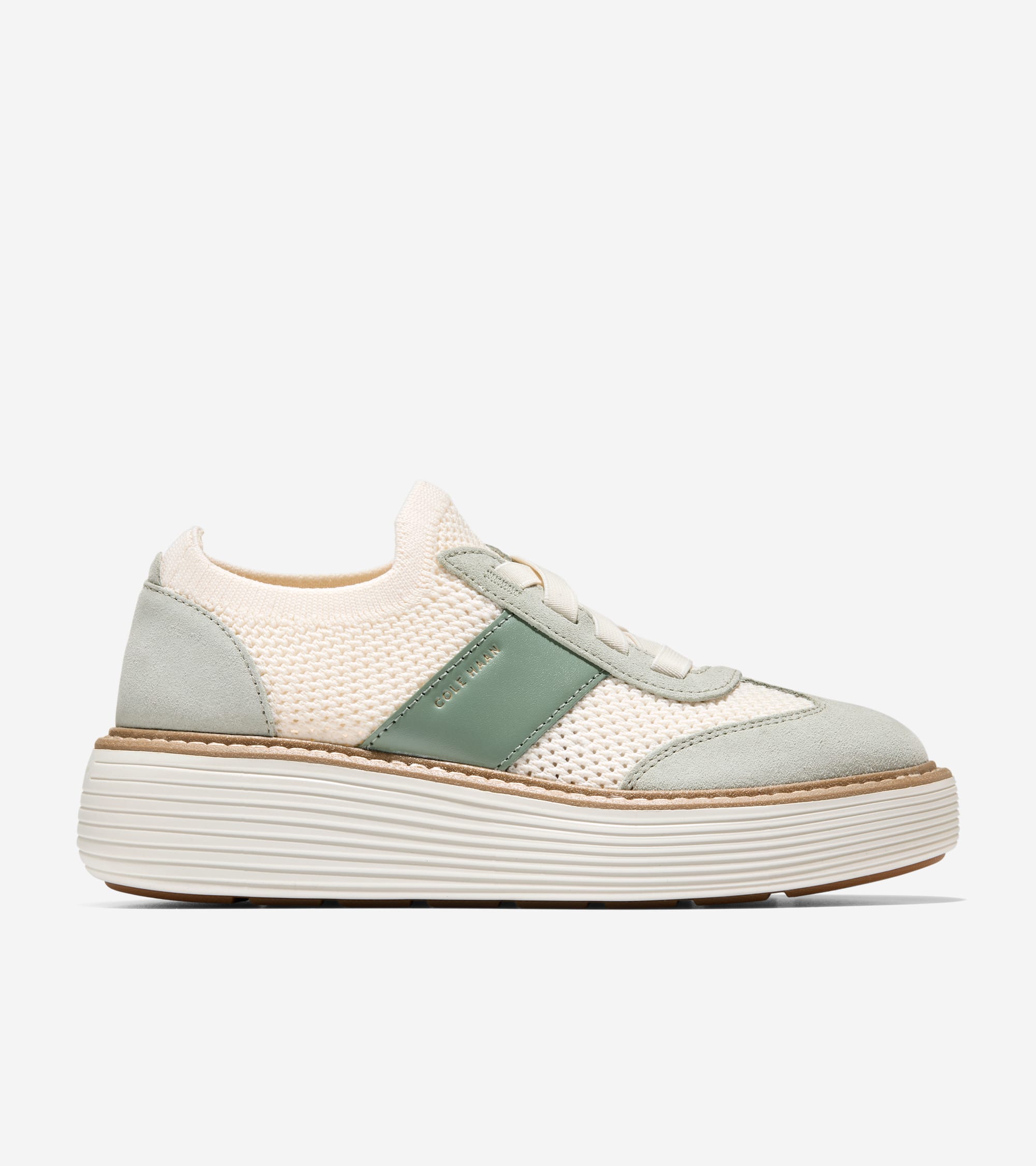 W35605:DESERT SAGE SDE/LILY PAD LTHR