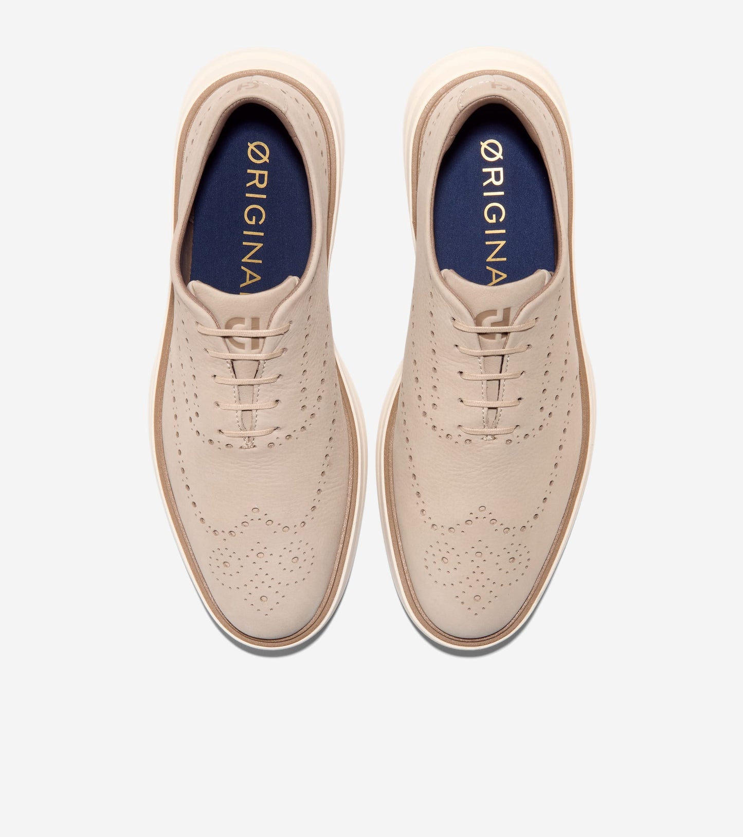 C43242:OXFORD TAN NUBUCK / CH NATURAL / IVORY