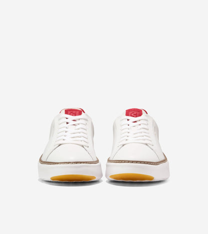 W34767:WHITE/RIO RED SUEDE/LNY