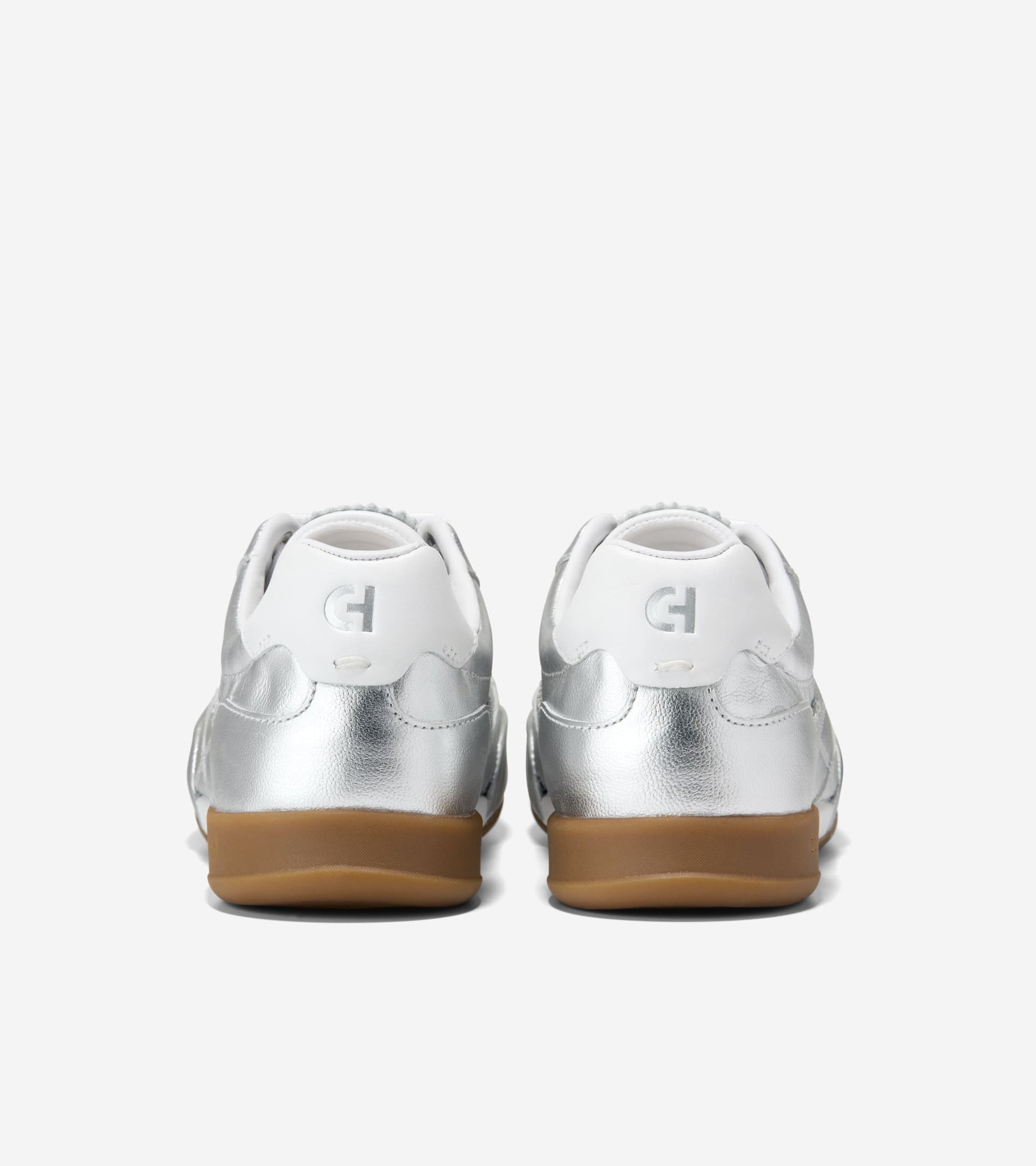 W36555:SILVER LTHR / WHITE LTHR