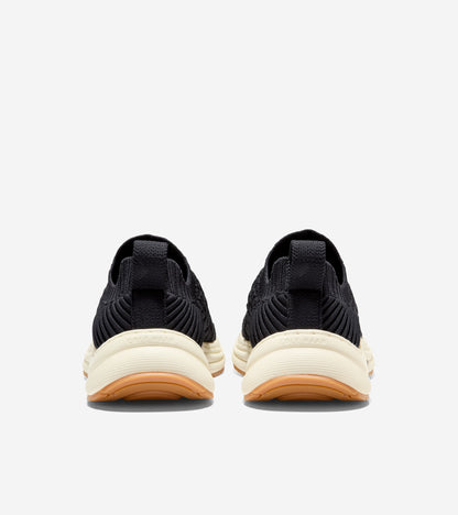 W34836:BLACK KNIT/IVORY