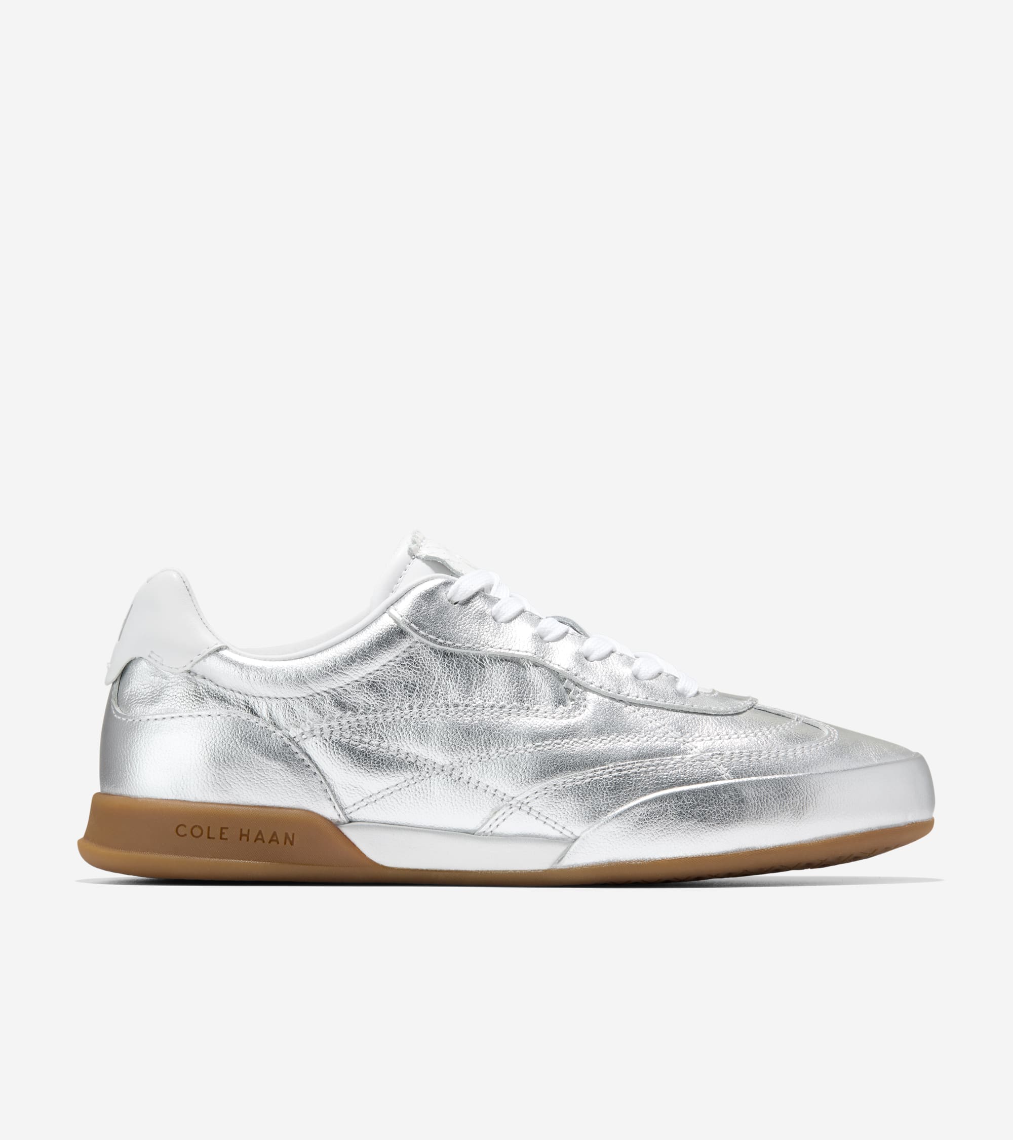W36555:SILVER LTHR / WHITE LTHR
