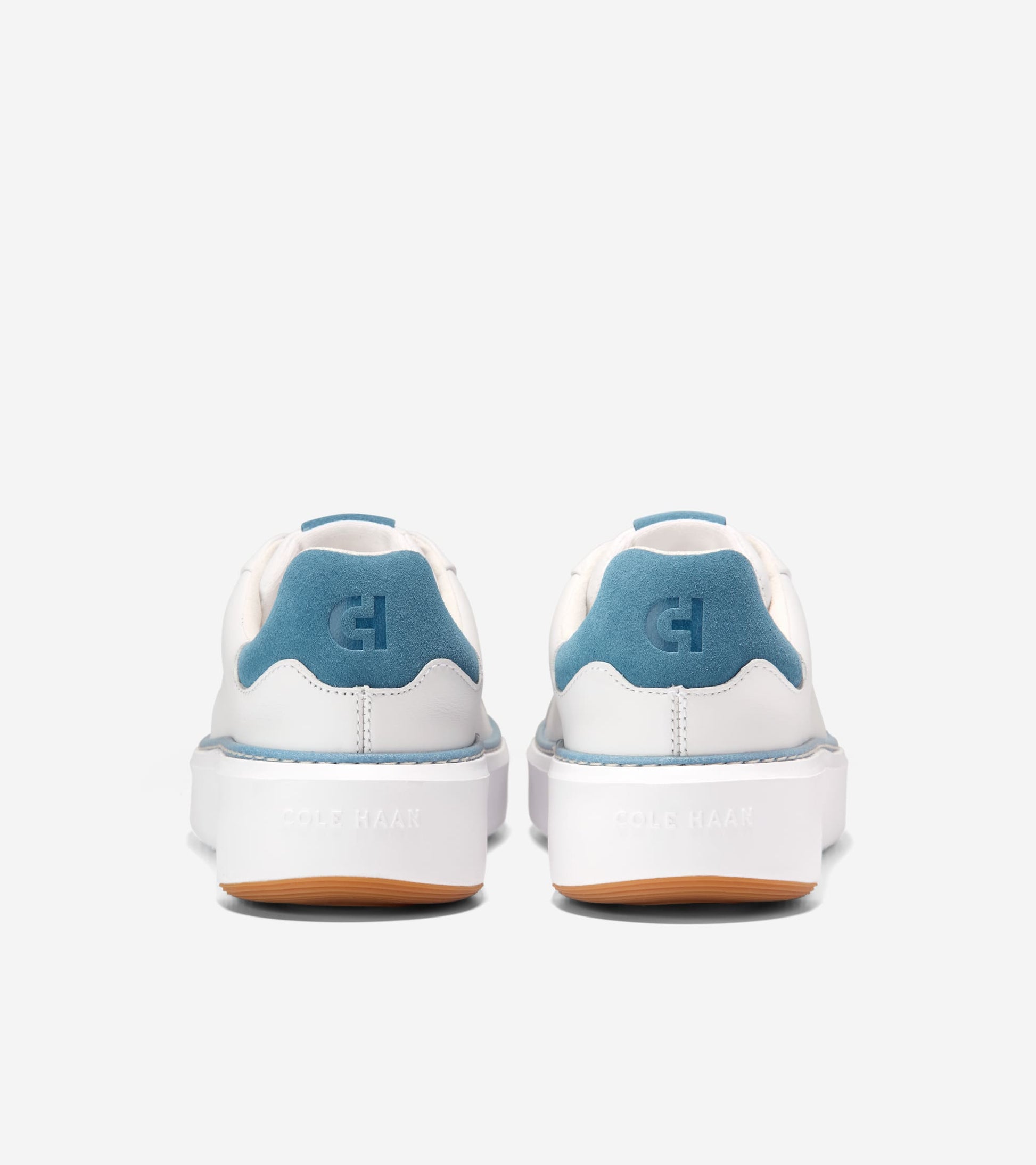 W37810:WHITE LTHR / PROVINCIAL BLUE SDE