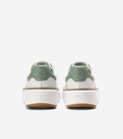 W36267:OPTIC WHITE / LILY PAD LEATHER