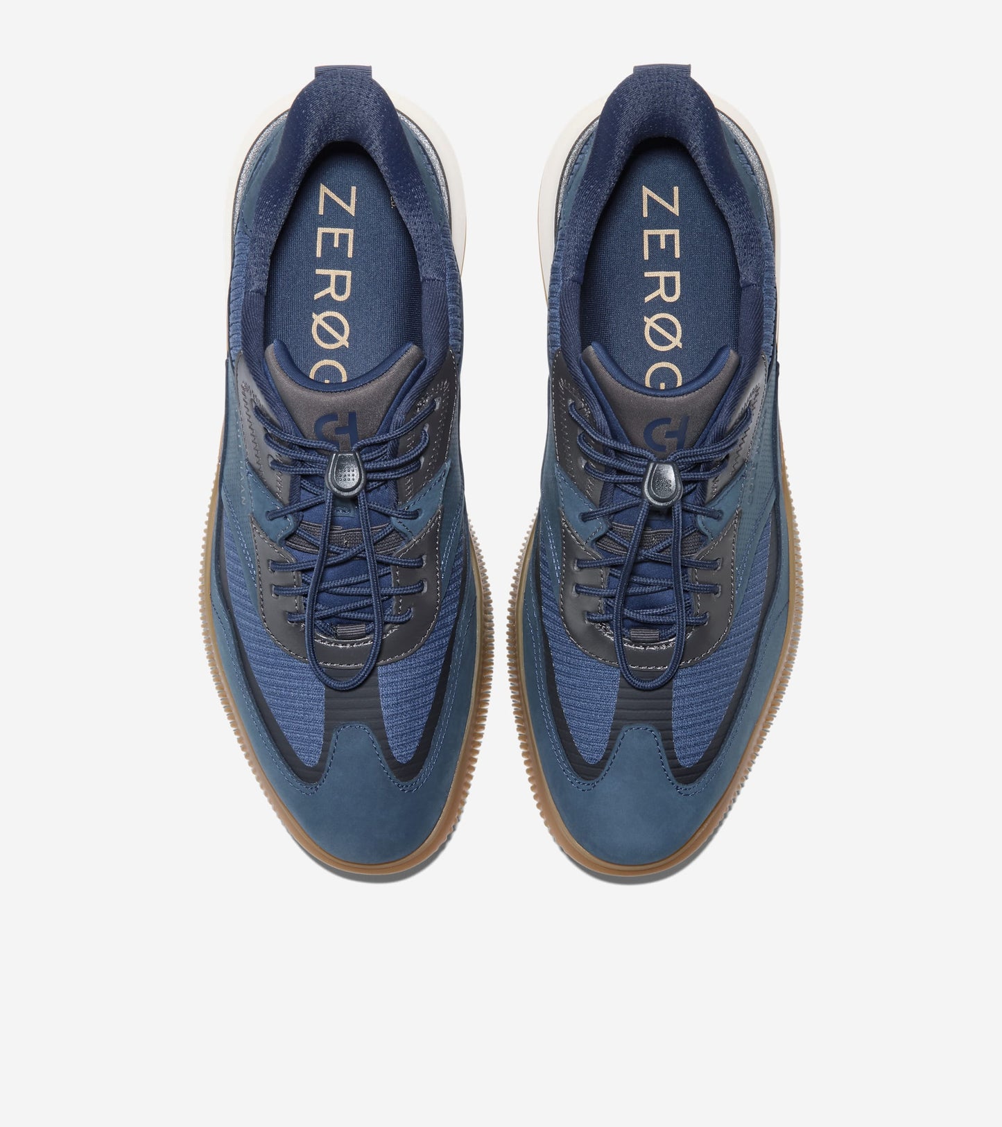 C43978:NAVY BLAZER NUBUCK / RAVEN / IVORY
