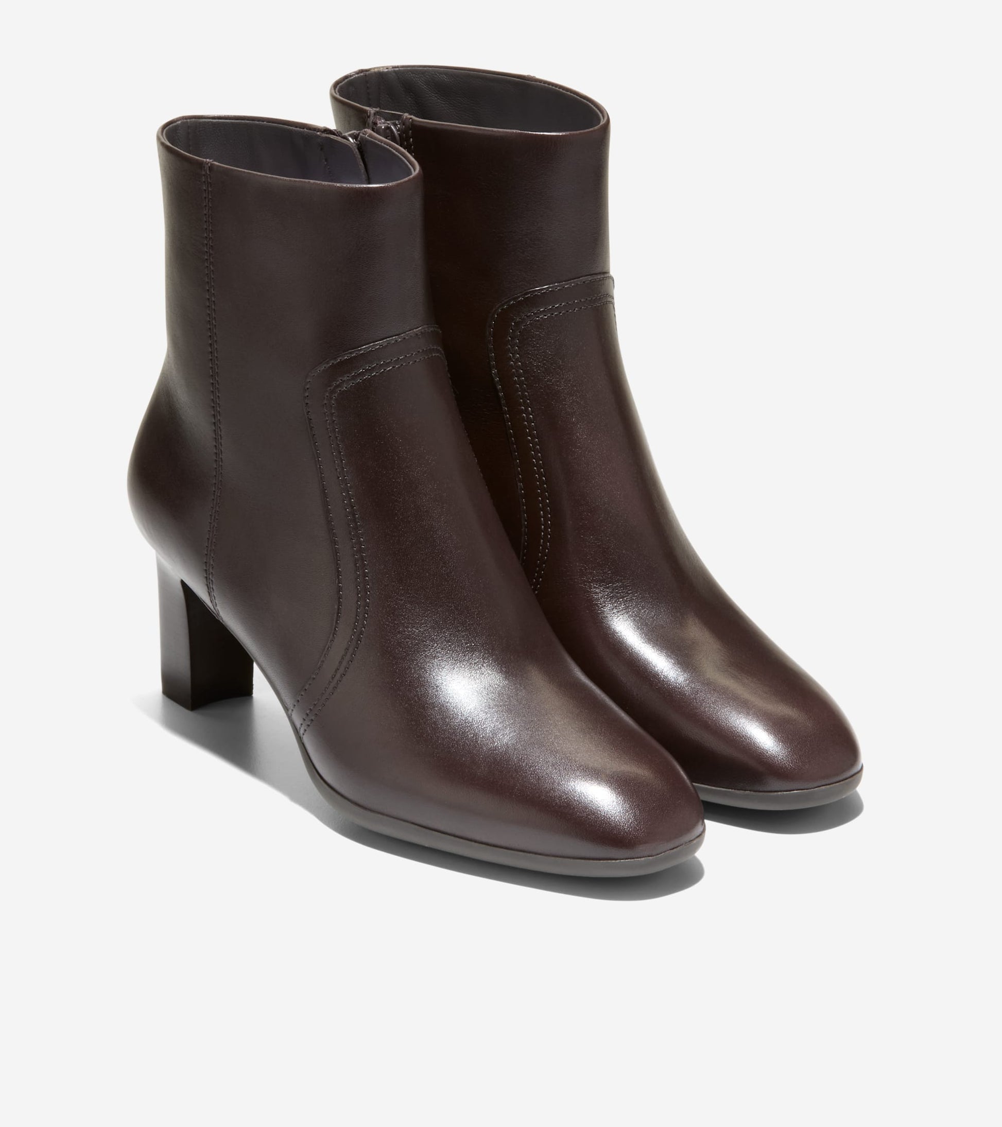 W35187:CH DK CHOCOLATE LTHR/ DK BROWN STACK