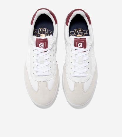 W37039:WHITE / CH CLARET / WHITE