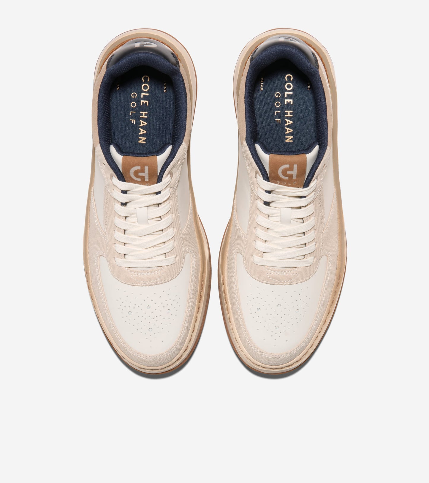 C43413:IVORY / OXFORD TAN SUEDE / ANGORA WP