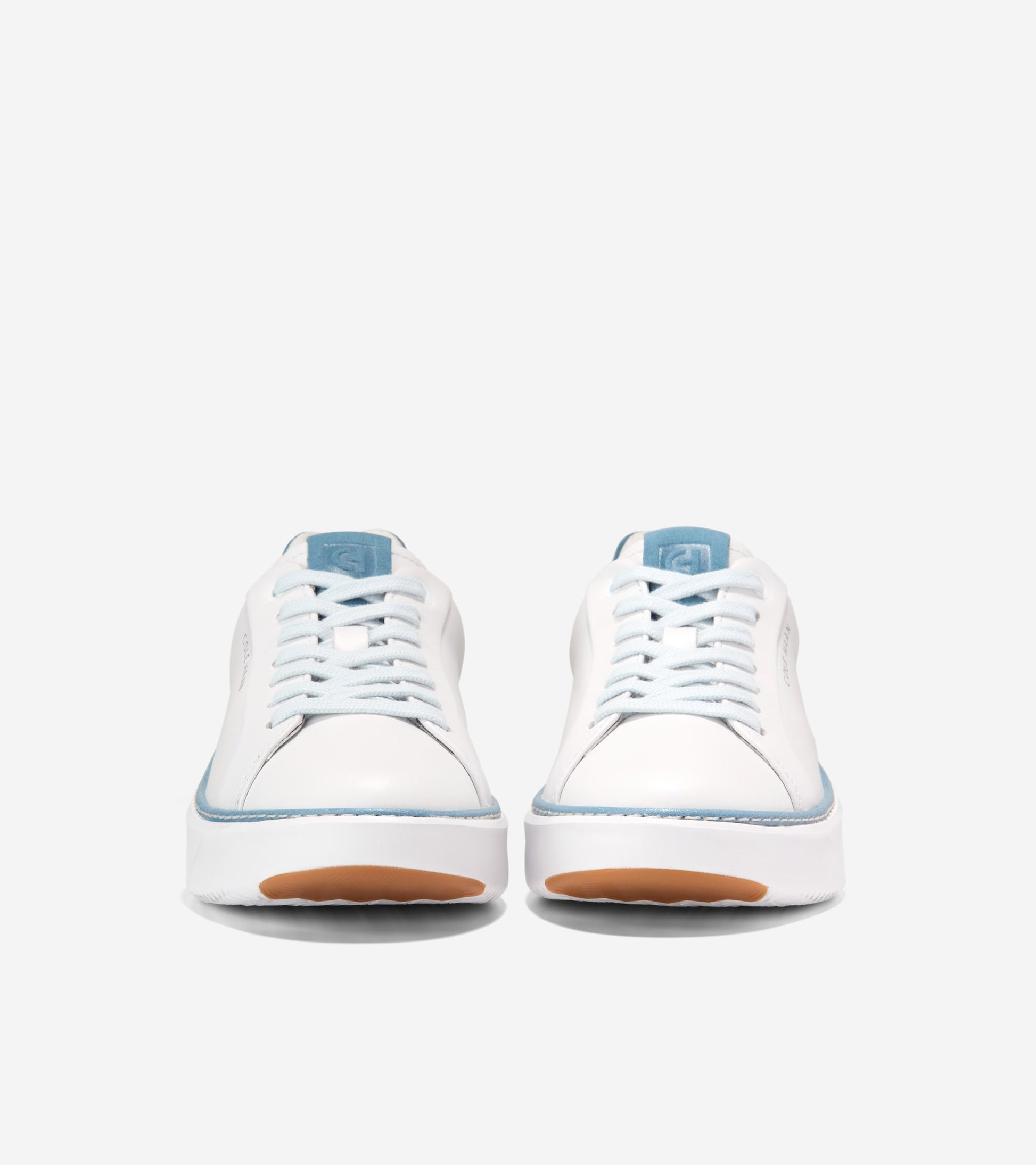 W37810:WHITE LTHR / PROVINCIAL BLUE SDE