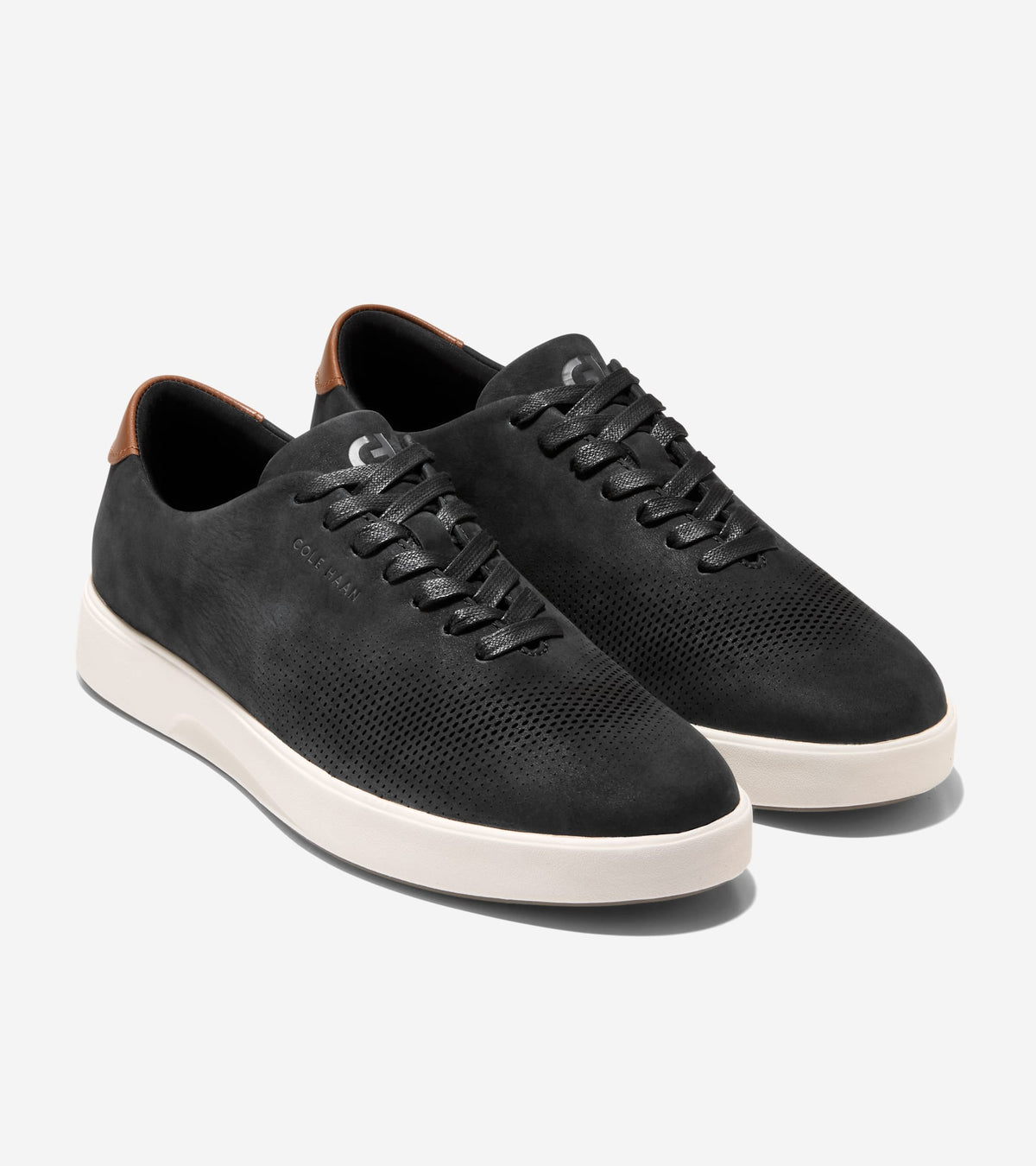 C42979:BLACK NUBUCK / CH GOLDEN HONEY / IVORY