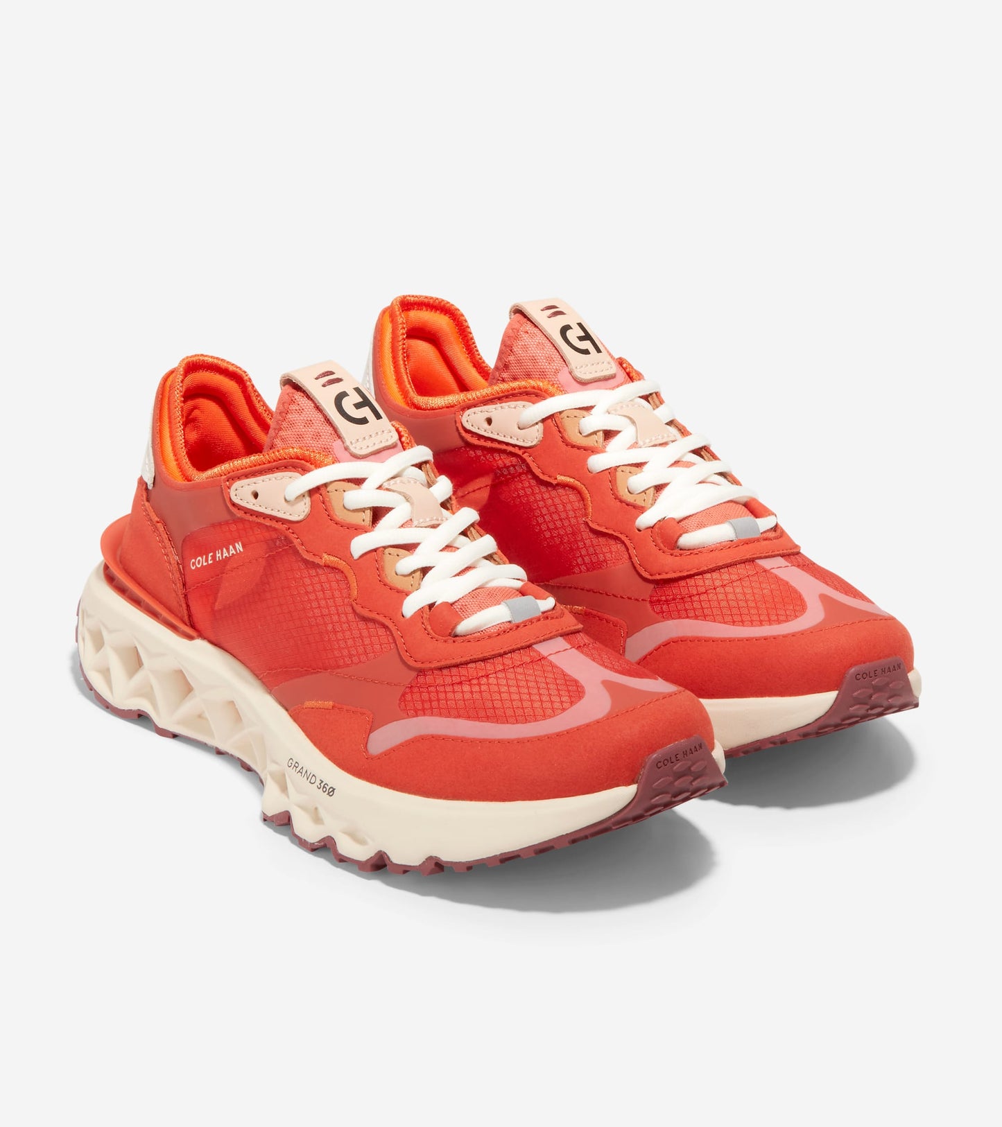 C36568:BURNT OCHRE/SCARLET ORANGE/ALABASTER GLEAM