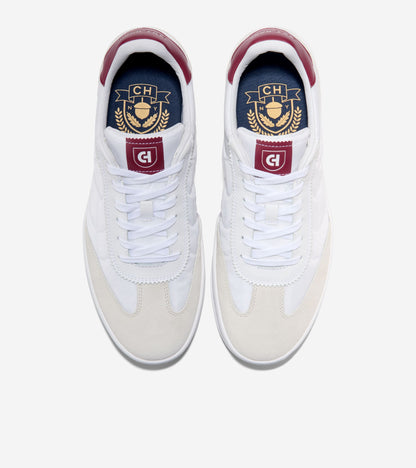 C44817:WHITE / CH CLARET / WHITE